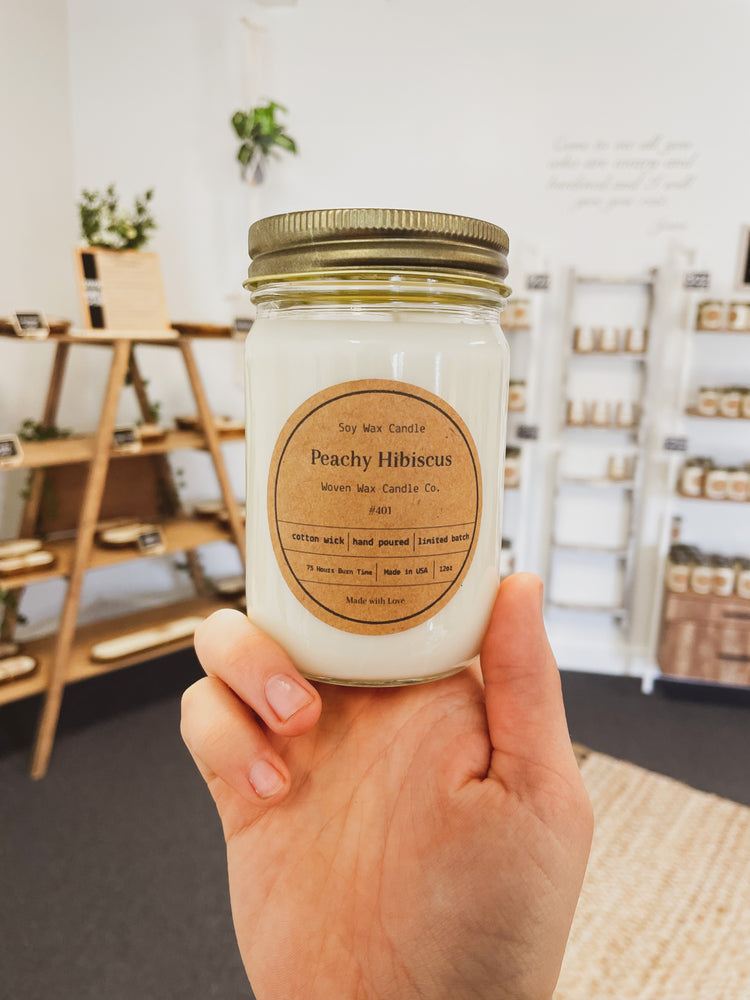 Spring Edition Woven Wax Candle | 12oz Soy Wax